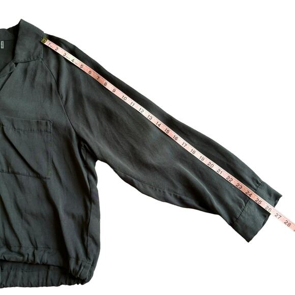 LNA Drawstring Button Down Shirt- Size Medium - Picture 13 of 14